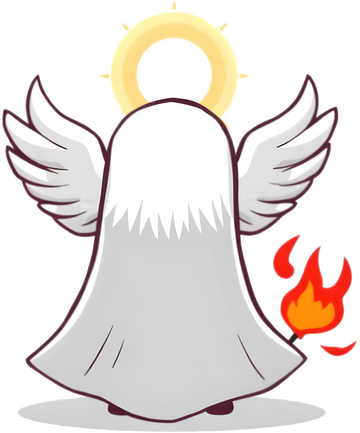 The Purgatory Ghost, a symbol of heaven, hell and the lands between.