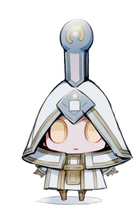 The Chosen One standing in a ready stance, prepared to defend the world, a look of grim determination on their face.